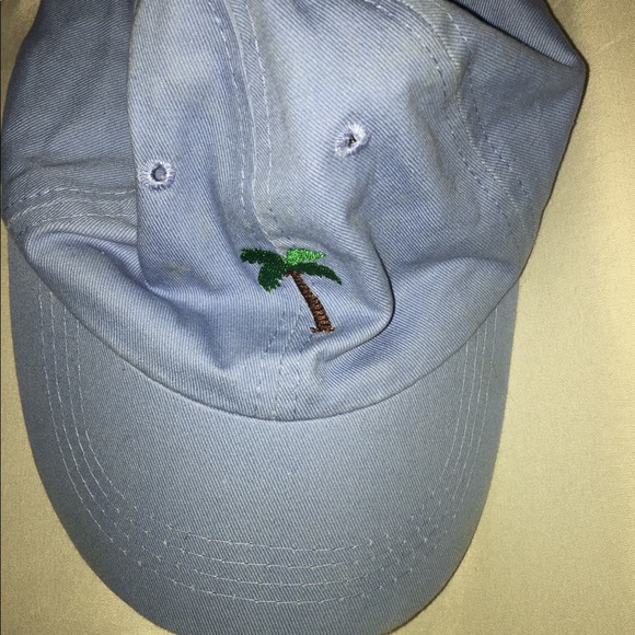 Blue palm tree hat - Picture 3 of 3